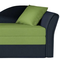Bett Recamiere in Hellgrün und Dunkelblau - Cobagon
