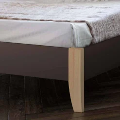 Bett Ternin in Braun Stahl