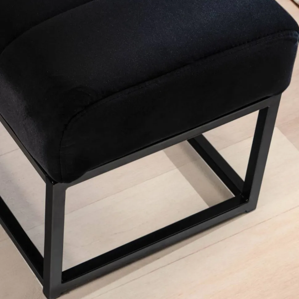 Bettbank in Schwarz - Ennis