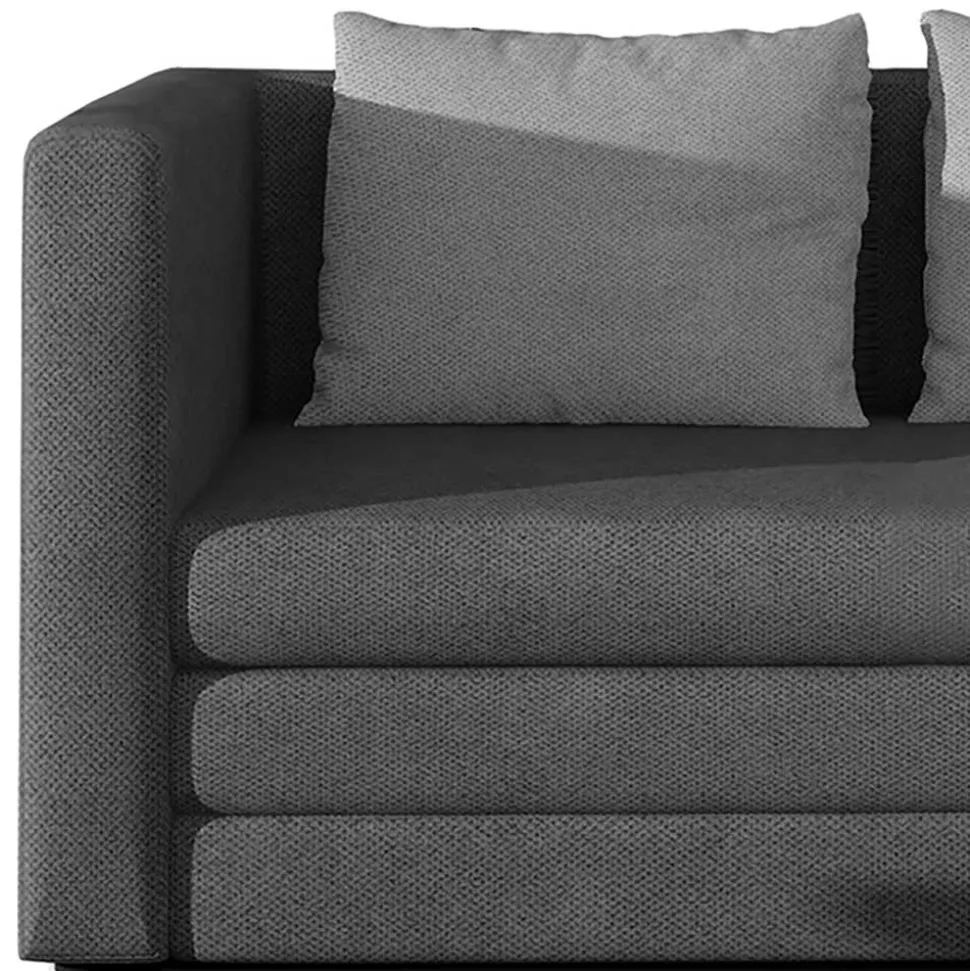 Bettsofa in Grau und Hellgrau - Enzigo