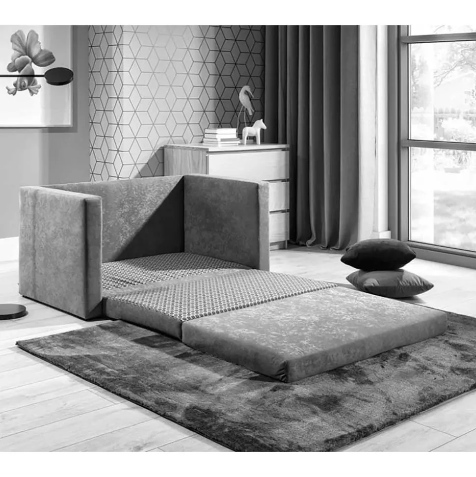 Bettsofa in Grau und Hellgrau - Enzigo