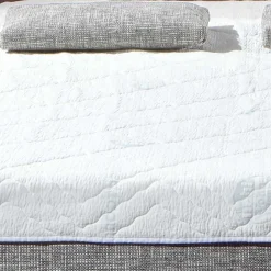 Bettsofa zum Ausklappen in hellem Silbergrau - Tropez