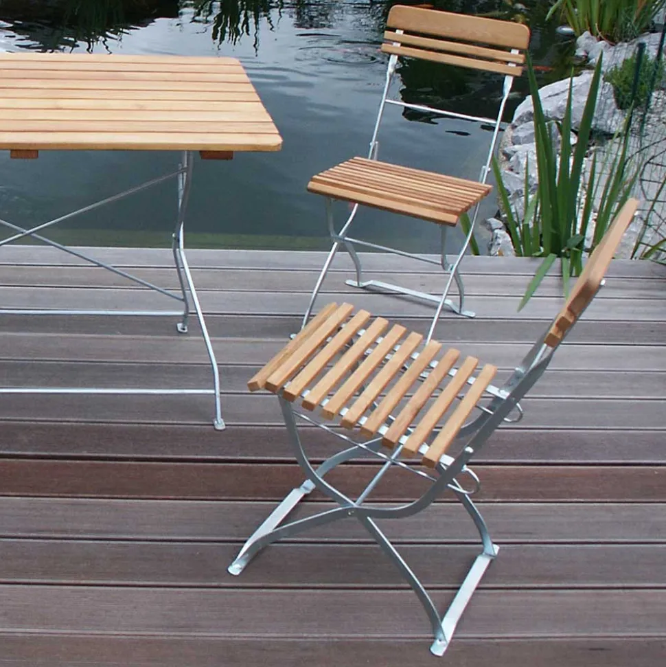 Biergarten Sitzgruppe für 4 Personen - Bray (fünfteilig)