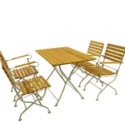 Biergarten Tisch & Armlehnenstühle - Contencia (fünfteilig)