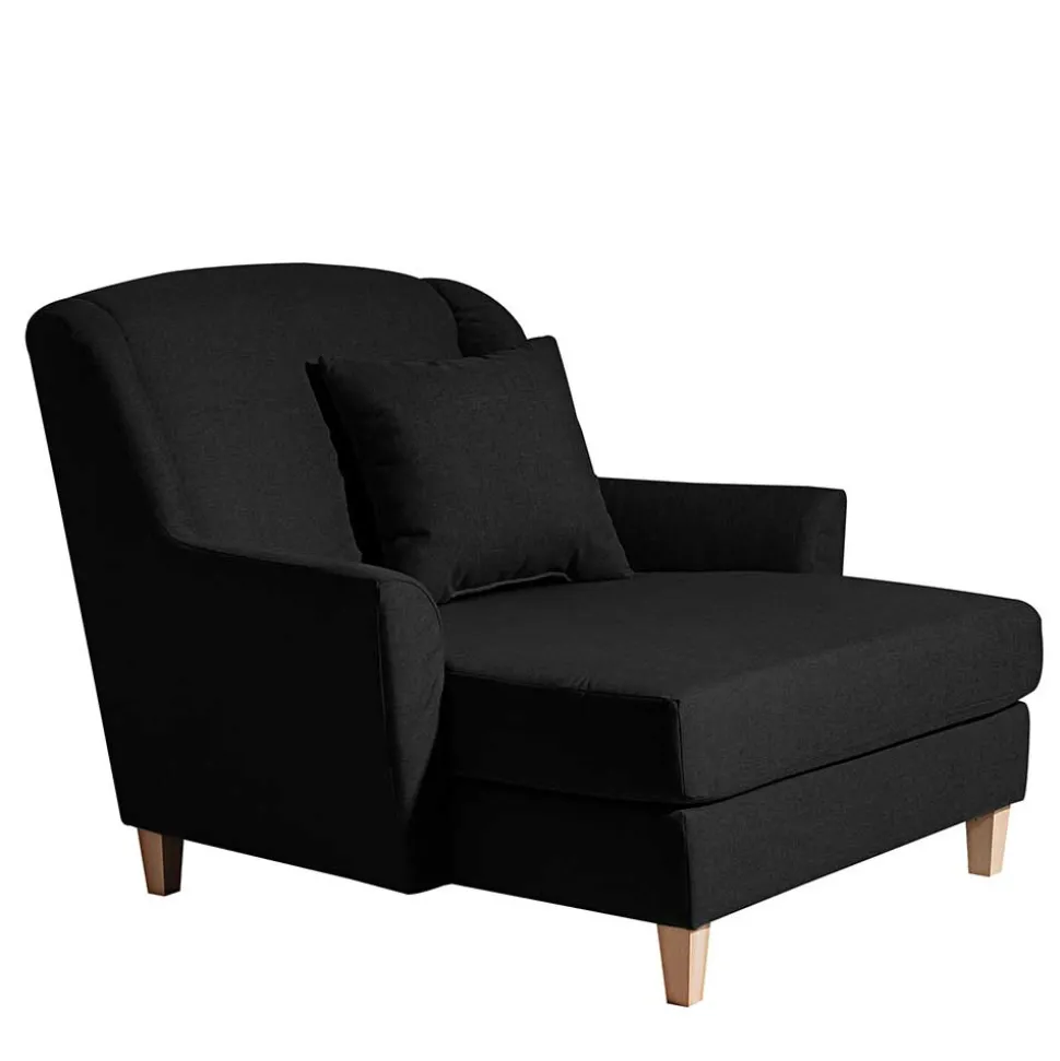 Big Stoffsessel in Schwarz - Valdragon