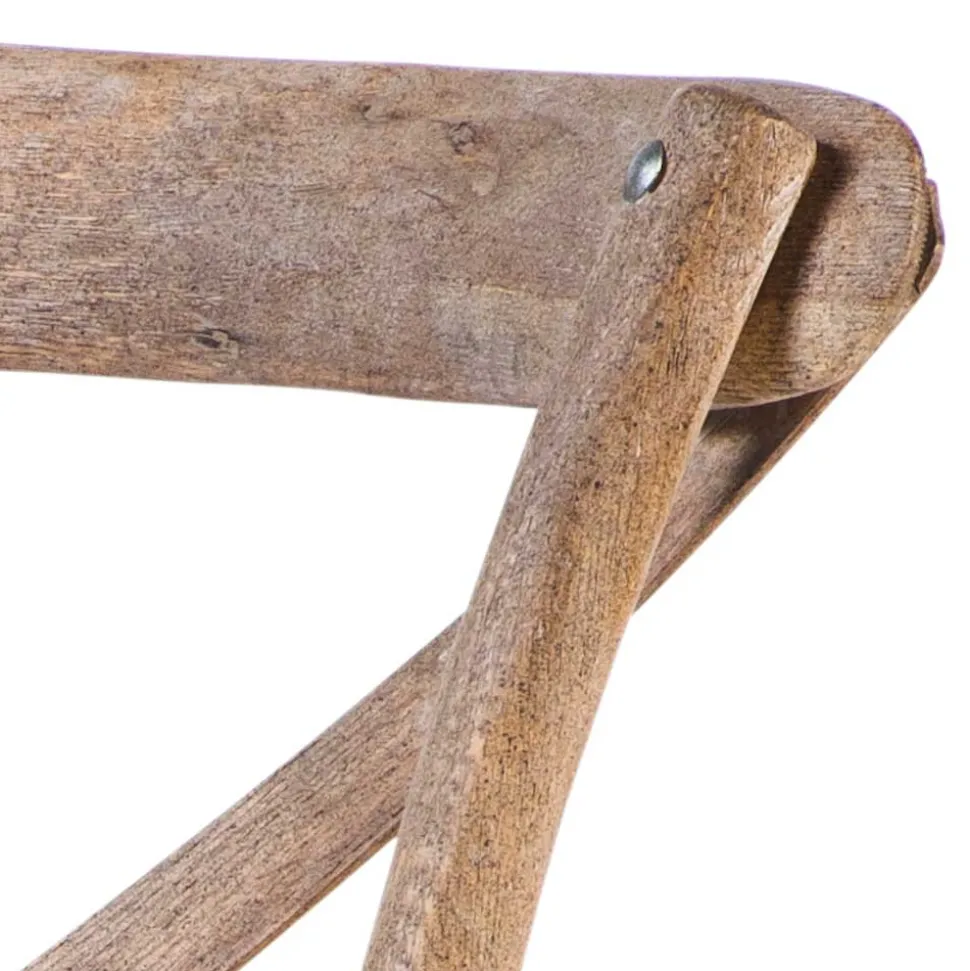 Bistro Landhaus Stuhl aus Eiche Grey Wash - Rosalino