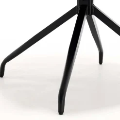 Blauer Tischsessel mit Chenillebezug - Catrizia (2er Set)