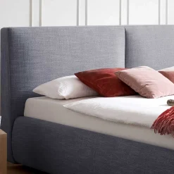 Blaues Komplettbett mit Bettkasten - Enjadara