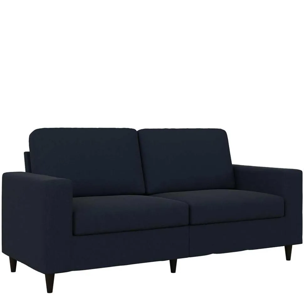 Blaues Retrosofa 190 cm breit - Camiri