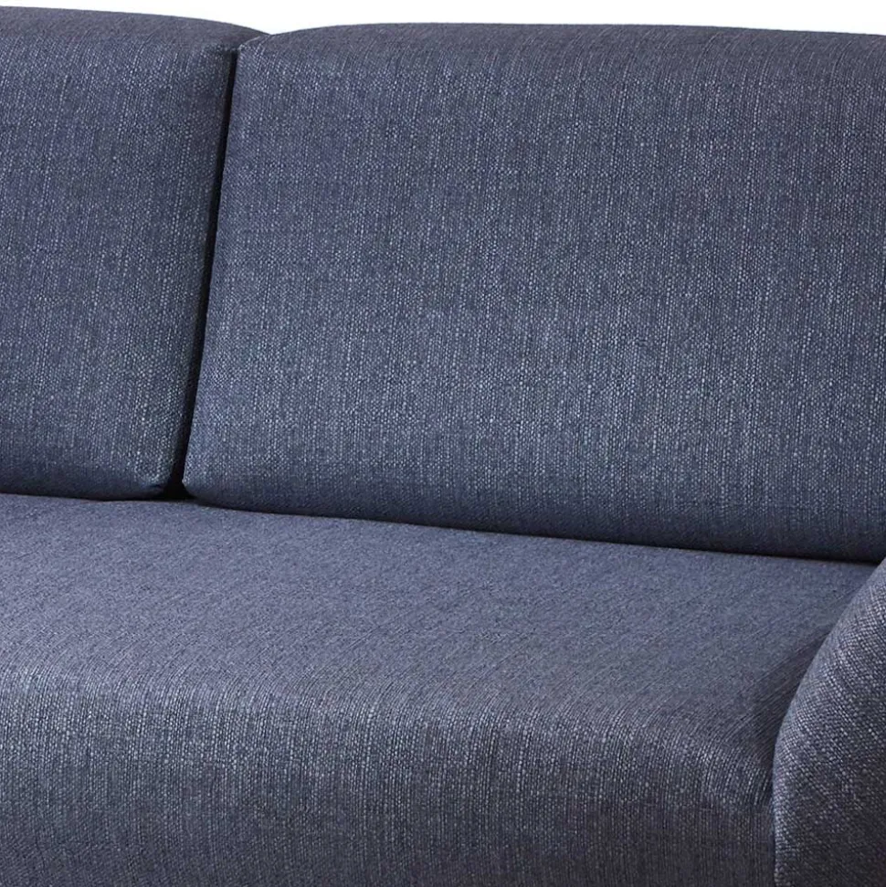 Blaues Schlafsofa mit verstellbaren Armlehnen - Lash