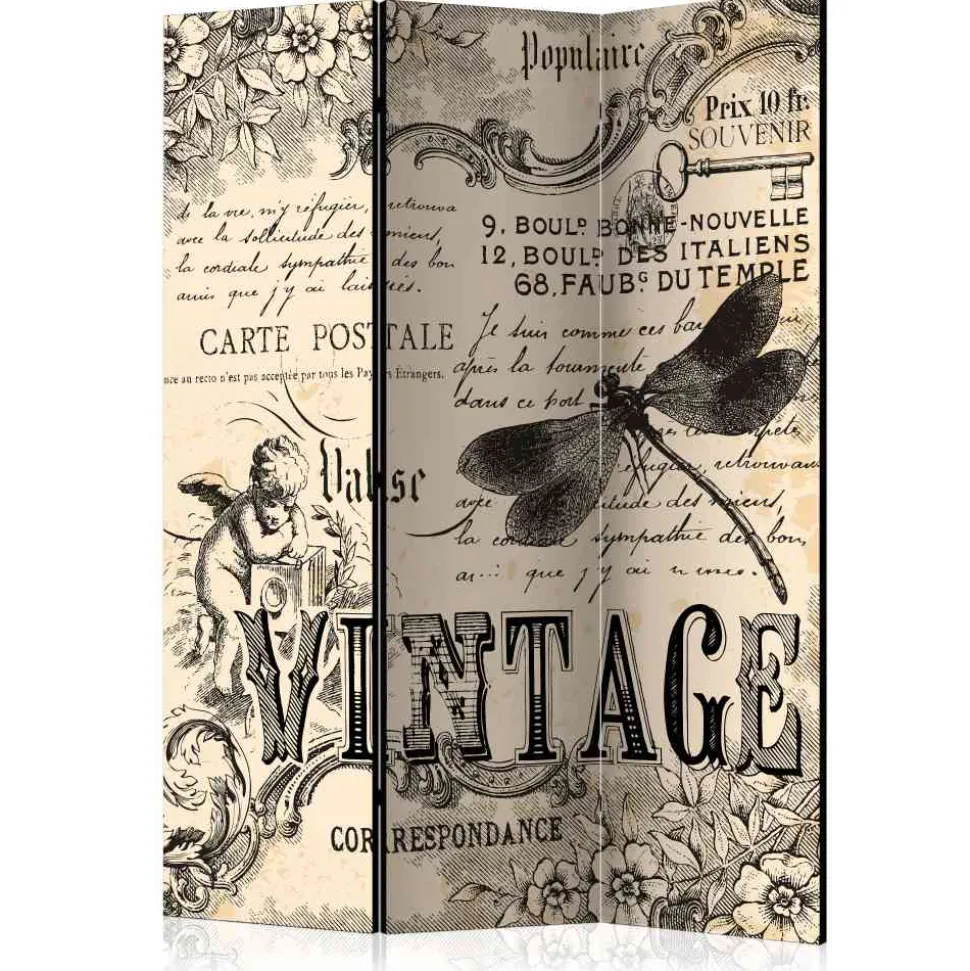 Blickdichter Paravent mit Vintage Motiv - Havanna