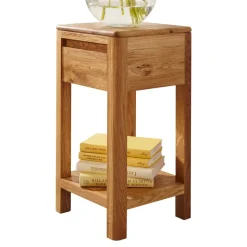 Blumensäule aus Wildeiche Massivholz - Uvinessa