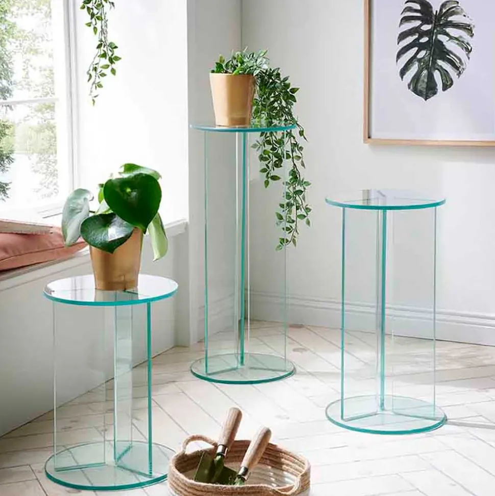 Blumensäulen aus Glas - Binokaranka