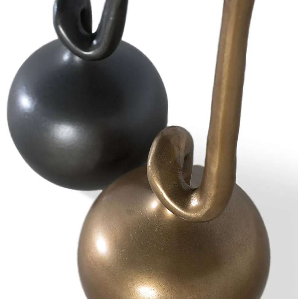 Bodenvasen Duo aus Metall - Holmes (zweiteilig)