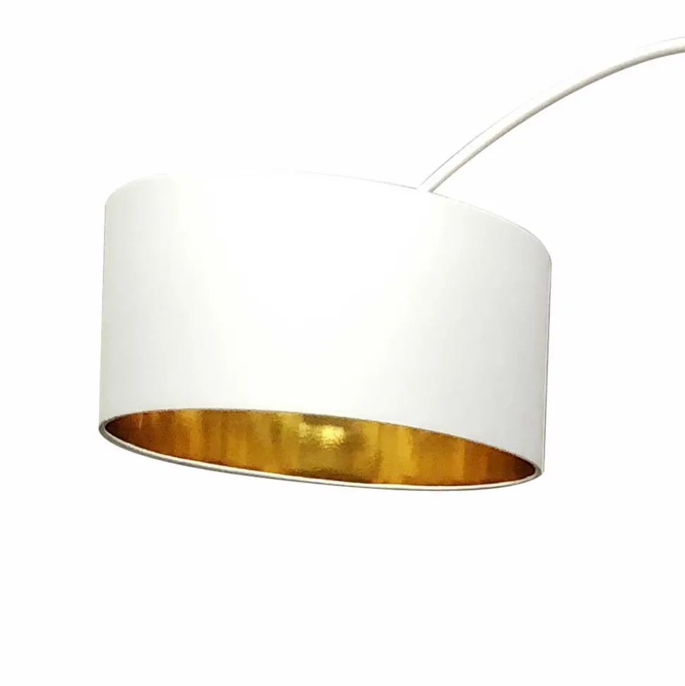 Bogenleuchte in Weiß mit Gold - Aileenia