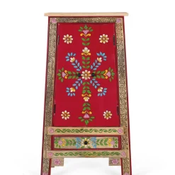 Boho Kommode mit Blumen Dekor im Folklore Style - Gionala