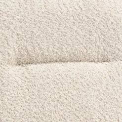 Boucle Drehstuhl in Creme - Rocono