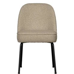 Boucle Polsterstühle in Beige - Laderla (2er Set)