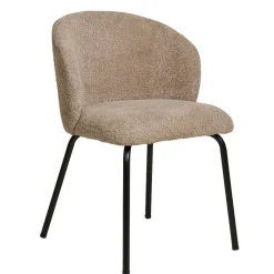 Boucle Polsterstühle in Beige - Runicava (2er Set)