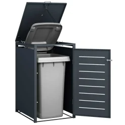 Box für eine Mülltonne aus Stahl - Vadoz