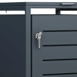 Box für eine Mülltonne aus Stahl - Vadoz