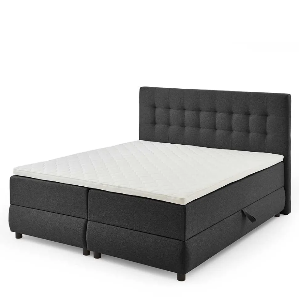 Box Stauraumbett mit Topper - Lavasa