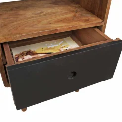 Boxspring Nachtschrank Cospic im Retro Design