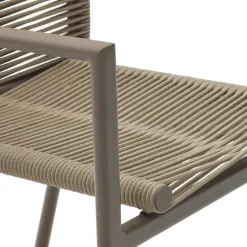 Braune Armlehnenstühle Indoor & Outdoor - Fivizano (4er Set)