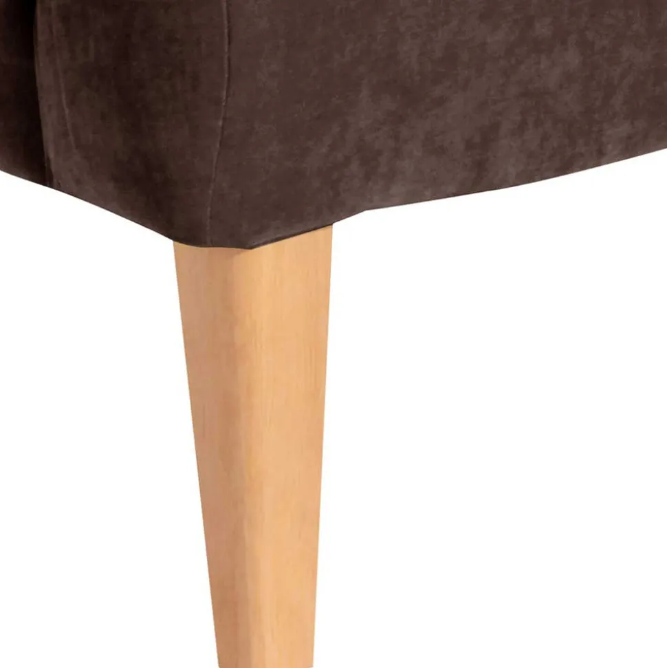 Brauner Sessel im modernen Vintage Look - Zaparony