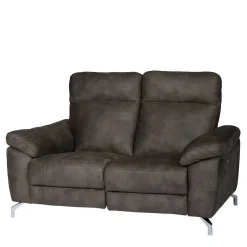 Braunes 2er Sofa mit Relaxfunktion - Extrados