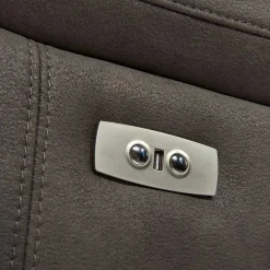 Braunes 2er Sofa mit Relaxfunktion - Extrados