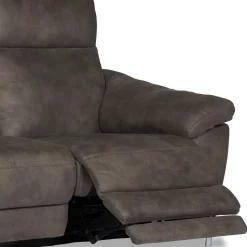 Braunes 2er Sofa mit Relaxfunktion - Extrados