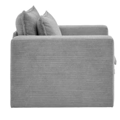 Breitcord Sessel in Hellgrau - Tessina