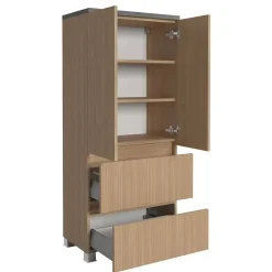 Breiter Midi-Schrank fürs Badezimmer - Leitha