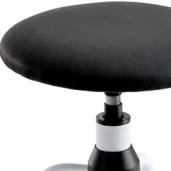 Büro Arbeitshocker in Schwarz Weiß - Loho