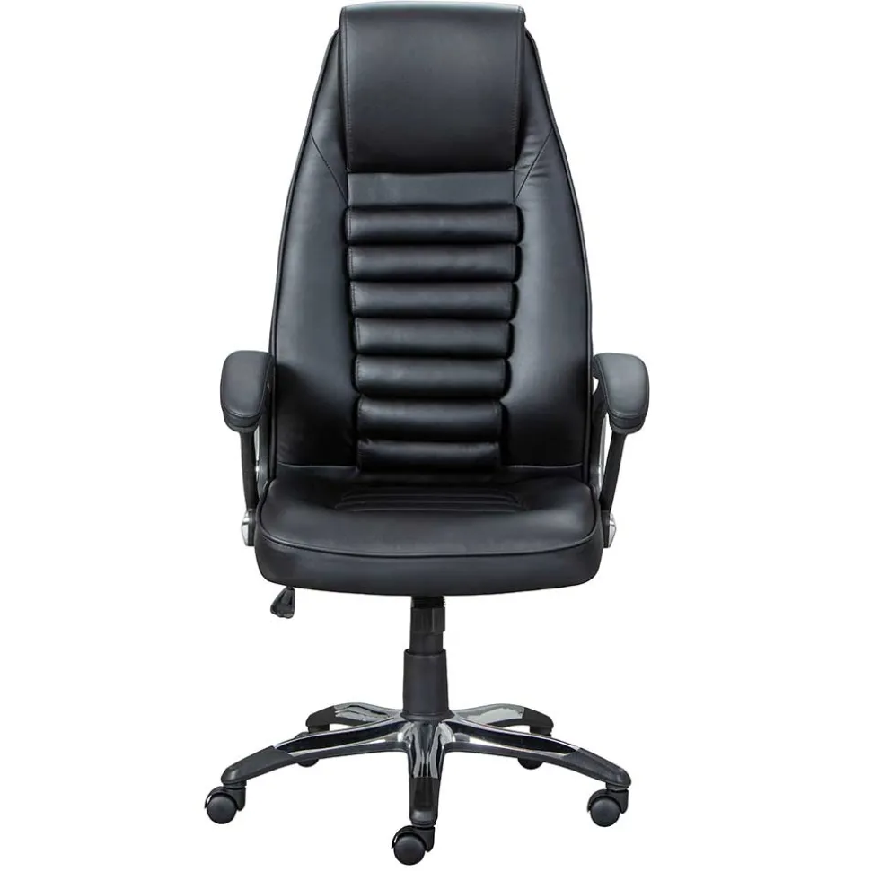 Büro Drehsessel aus Kunstleder in Schwarz - Emsa