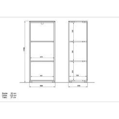 Büro Einrichtung Möbel Set - Laszlo (achtteilig)