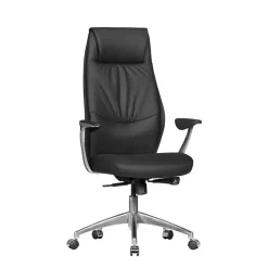 Büro Lederstuhl mit hoher Lehne - Sercan