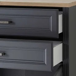 Büro Wohnwand im Landhaus Stil - Joe (dreiteilig)