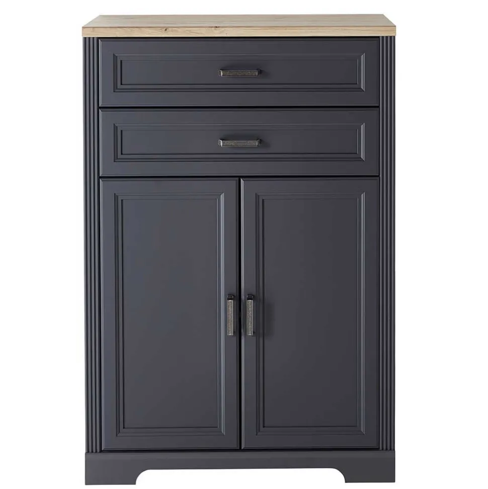 Büro Wohnwand im Landhaus Stil - Joe (dreiteilig)