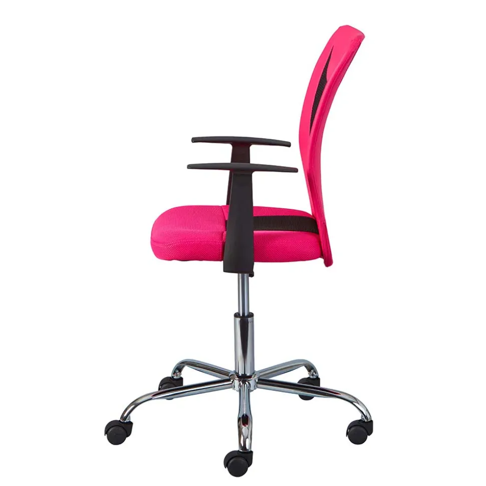 Bürodrehstuhl in Pink & Schwarz - Catama