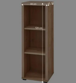 Büromöbel Kombination teilmassiv - Emly (sechsteilig)