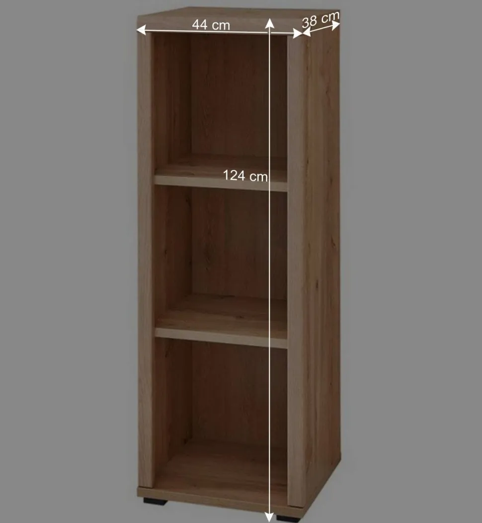 Büromöbel Kombination teilmassiv - Emly (sechsteilig)