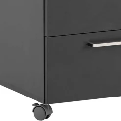 Bürorollcontainer auf weichen Kunststoffrollen - Loshos