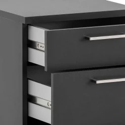 Bürorollcontainer auf weichen Kunststoffrollen - Loshos