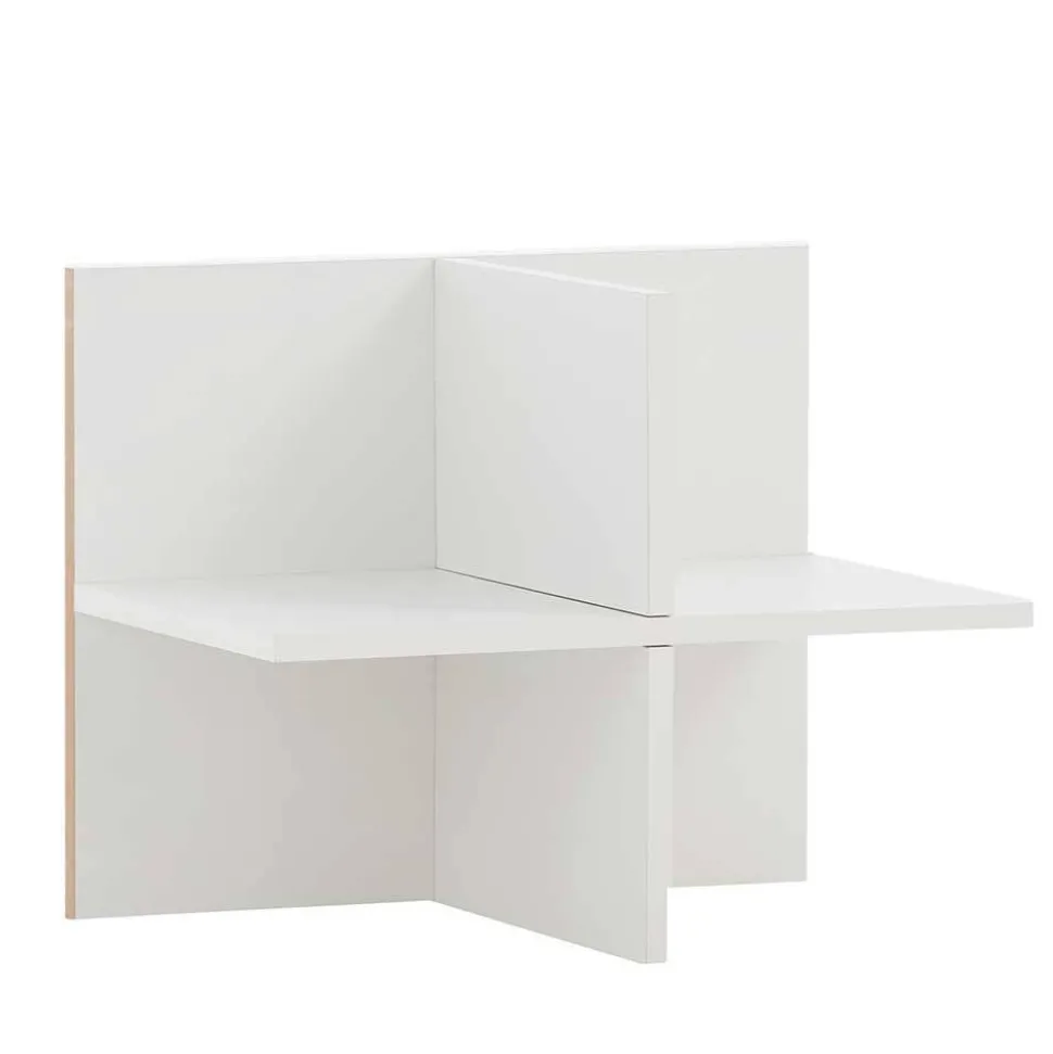 Büroschrank in Weiß & Wildeiche Dekor - Laganzo