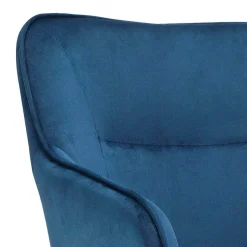 Bürostuhl in Blau mit Gold - Continento