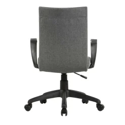 Bürostuhl in Grau mit Armlehnen - Lucasz