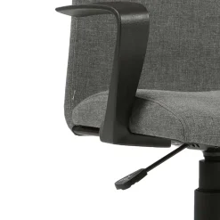 Bürostuhl in Grau mit Armlehnen - Lucasz