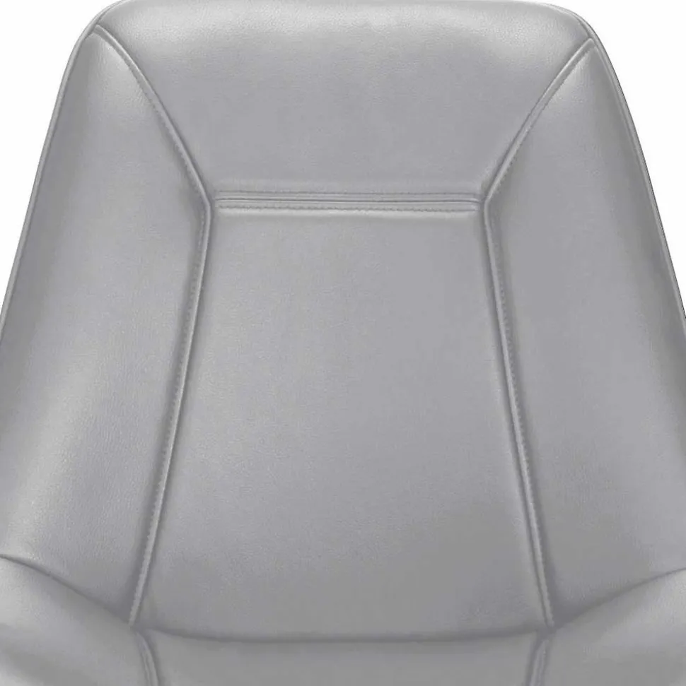 Bürostuhl mit Schalensitz in Grau Kunstleder - Formation